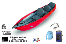 Gumotex kajak Thaya s poukazem 2 000 Kč (80 EUR)