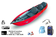 Gumotex kajak Thaya s poukazem  4 000 Kč (160 EUR)