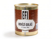 EFI Hovězí guláš 700g 2 porce (trvanlivost až 24 měsíců)