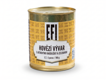 EFI Hovězí vývar s játrovými knedlíčky 700g 2 porce (trvanlivost až 24 měsíců)