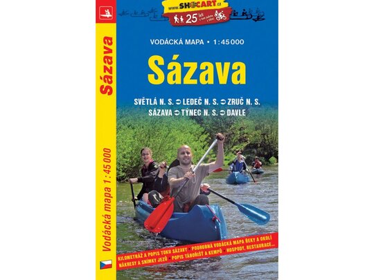 Vodácká mapa Sázava Vodácká mapa Sázava 1
