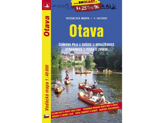 Vodácká mapa Otava 1