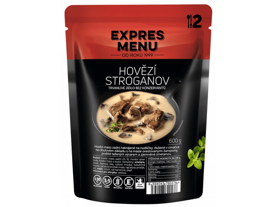 EXPRES MENU HOVĚZÍ STROGANOV EXPRES MENU HOVĚZÍ STROGANOV 1
