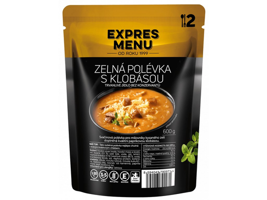 EXPRES MENU ZELNÁ POLÉVKA S KLOBÁSOU 2P EXPRES MENU ZELNÁ POLÉVKA S KLOBÁSOU 2P 1