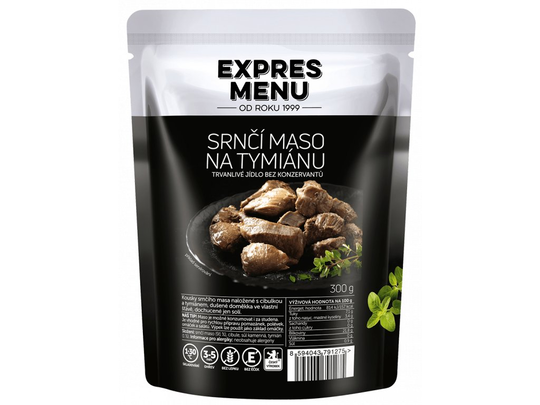 EXPRES MENU SRNČÍ MASO NA TYMIÁNU EXPRES MENU SRNČÍ MASO NA TYMIÁNU 1