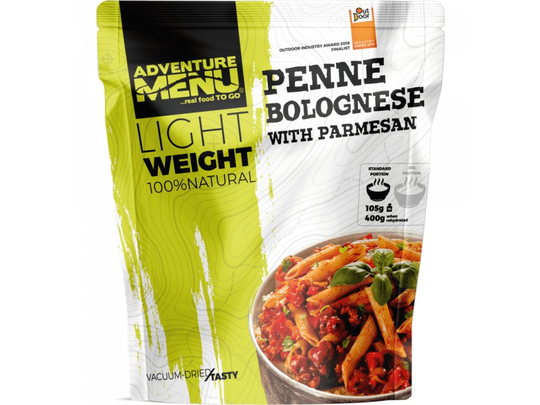 Adventure menu - Penne s Boloňskou omáčkoua parmesánem 1