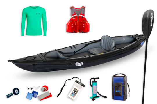 Gumotex nafukovací kajak Rush 1 SET 3 Gumotex nafukovací kajak Rush 1 SET 3 1