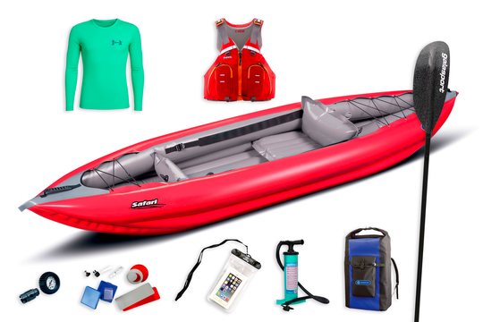 Gumotex nafukovací kajak Safari 330 SET - 3 Gumotex nafukovací kajak Safari 330 SET - 3 1