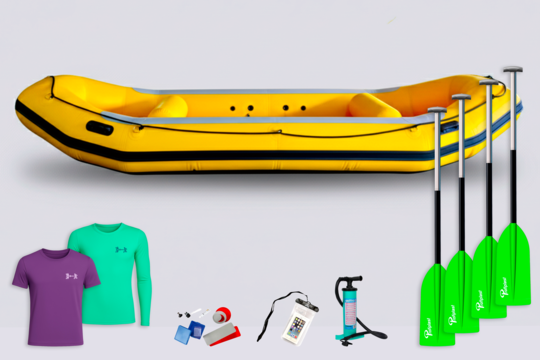 RAFT Elements Titan 420 SET – univerzální raft s výbavou 1