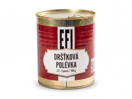 EFI Dršťková polévka 700g 2porce (trvanlivost až 24 měsíců) EFI Dršťková polévka 700g 2porce (trvanlivost až 24 měsíců) 1