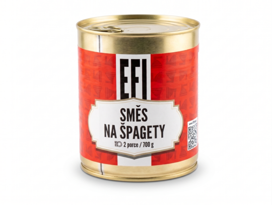 EFI Směs na špagety 700g 2 porce (trvanlivost až 24 měsíců) EFI Směs na špagety 700g 2 porce (trvanlivost až 24 měsíců) 1